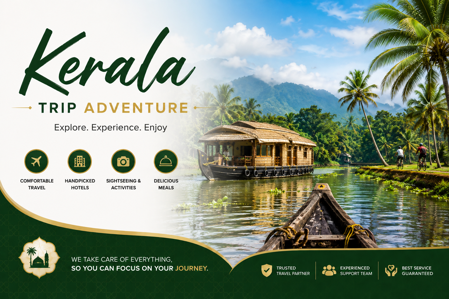 Kerala Backwaters & Hills - 6N 7D